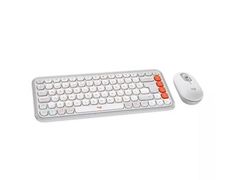 Logitech Pop Icon Bluetooth Klavye-Mouse Seti (Türkçe Tuş Dizimi) Beyaz