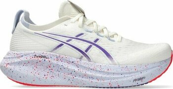 Asics Gel-Nimbus 27 Tokyo Erkek Bej Mor Koşu Ayakkabısı 1011C120-500 - 44,5 - Bej - Mor