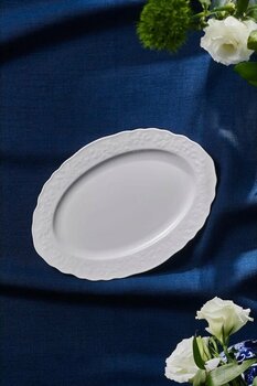 Karaca Beatrice Kayık Tabak 25 Cm Beyaz