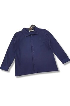 BOBBY JR KİDSWEAR Nakışlı Pike Lacivert Unisex Gömlek