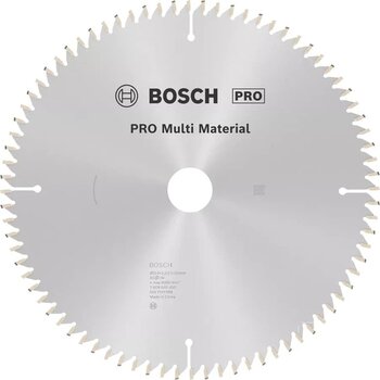 Bosch 254X30x3,2 Mm 80 Diş  Pro Multi Material Elmas Daire Testere- Aluminyum Kesime Uygun(2608640450)