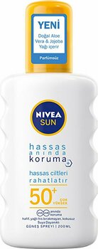Nivea Sun SPF 50+ Hassas Anında Koruma Güneş Kremi Sprey 200 Ml