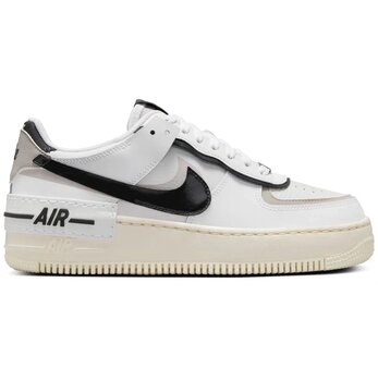Nike Air Force 1 Shadow Sneaker Unisex Hakiki Deri Günlük Spor Ayakkabı Beyaz Siyah