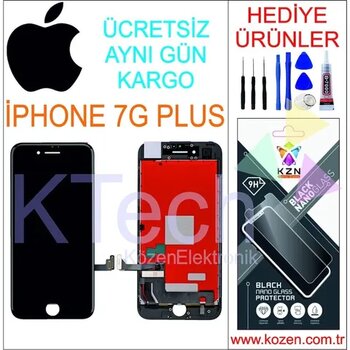 Apple iPhone 7 Plus Dokunmatik Siyah Servis Revize Lcd Ekran