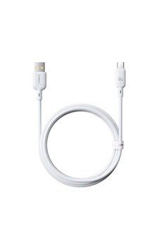 Baseus Silky Series USB to Type-C 100W Hızlı Şarj Kablosu 1m - Beyaz