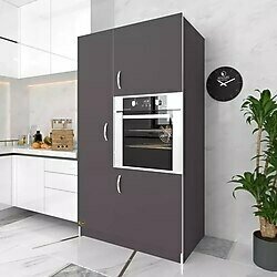 Kenzlife Ankastre Fırın Dolabı Banu Gri Mutfak Banyo Kiler