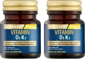 Nutraxin D3k2 Vitamin 120 Tablet X2 Adet
