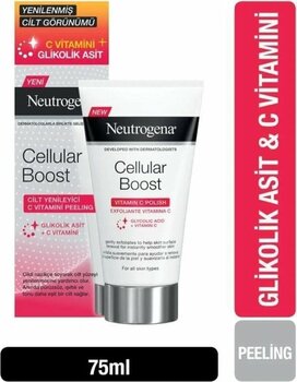 Neutrogena Cellular Boost Peeling, Canlandırıcı, Işıltı Verici, 75 ml