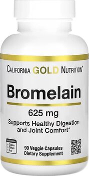 California Gold Nutrition Bromelain 625 mg 90 Kapsül