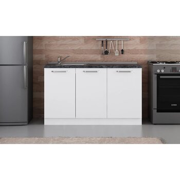 Minar 140 Cm Mutfak Dolabı Beyaz 140-b2-alt Modül Beyaz