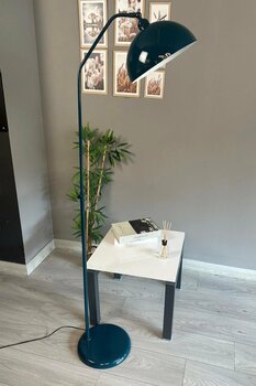 Bamyum Deniz Yeşili Lambader Hareketli Başlık Modern Dekoratif Oturma Odası Çalışma Odası Zemin Lambası