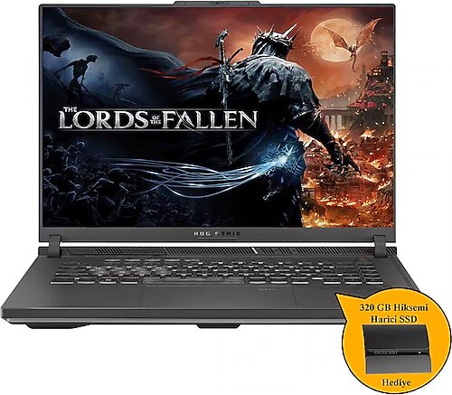 Asus Rog Strix G16 G614JV-N3157 ZI708 16 inç Intel Core i7 13650HX 48 GB 2 TB SSD NVIDIA GeForce RTX 4060 FreeDOS