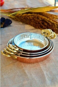 Bakır Concept Bakır Tava Klasik Model 16 CM