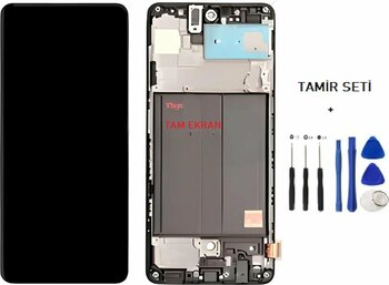 Samsung Galaxy A51 - Sm-A515 Lcd Ekran Dokunmatik Orijinal Kalite Çitali + Tamir Seti