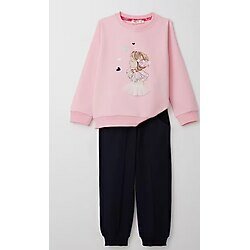 Breeze Kız Çocuk Pembe 2-6 Yaş Eşofman Takım
