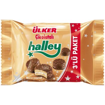 Ülker Halley Mini 3'Lü Paket 198 G (4'Li Paket)