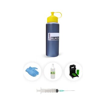 Canon E404 İçin 500ml Photoink Plus Siyah Kartuş Dolum Set 8681987394164 Starfilm