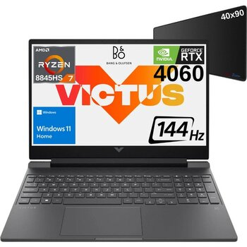 Hp Victus Amd Ryzen 7-8845HS 32GB 2tb SSD RTX4060-8GB 15.6" Fhd 144Hz Windows 11 Home Gaming Dizüstü Bilgisayar B82N5EA - Xxl Mouse Pad Wz8 - 2 TB