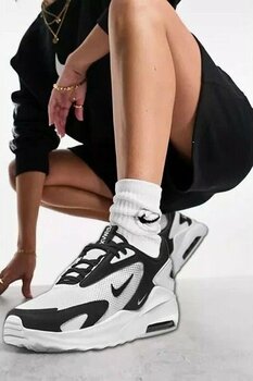 Nike Air Max Bolt Siyah — Beyaz 37,5 Bağcıklı Spor Ayakkabı