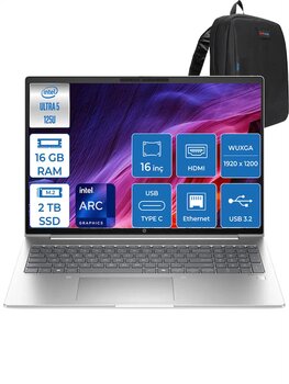 Hp Probook 460 G11 Intel Core Ultra 5 125u Ddr5 16gb 2tb Ssd Intel® Aı Boost 16" Wuxga Ips Freedos Taşınabilir Bilgisayar 9y7s7etf03 + Zettaçanta