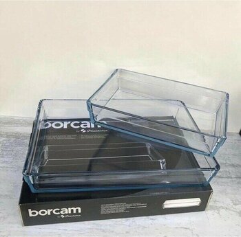 Paşabahçe Dikdörtgen Premium Büyük ve Küçük 2'li Borcam Set