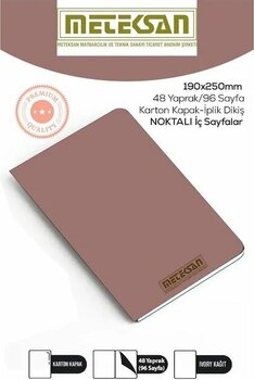 Pembe 19x25 Cm Ebat Not Defteri Antrasit