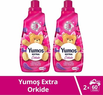 Yumoş Extra Konsantre Çamaşır Yumuşatıcısı Orkide 1440 Ml 60 Yıkama 2 Adet