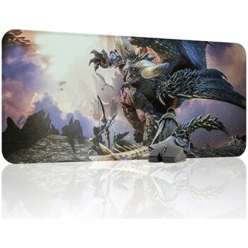 mousepad bastir Monster Hunter: World Kaymaz Dikişli Kauçuk Oyuncu Mousepad V3 - 90X40 Xxl Gaming Mouse Pad Fare Altlığı
