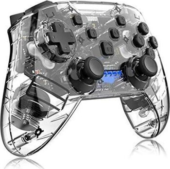 MOMENTO Momen Nintendo Switch Pro Controller Kablosuz Oyun Kolu Şeffaf