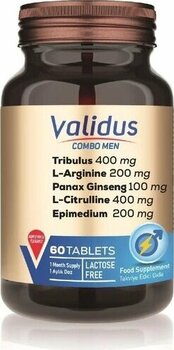 Validus Combo-Men Tribulus 400 Mg + L-Arginine 200 Mg + Maca 100 Mg 60 Tablet