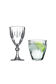 Paşabahçe Su Bardak Seti Diamond Kadehli Su Bardağı Takımı 24 Parça