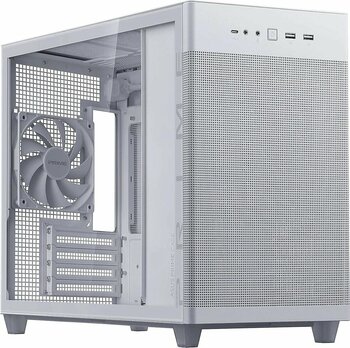 Asus Prime AP201 Temperli Fanlı Beyaz Micro ATX Bilgisayar Kasası