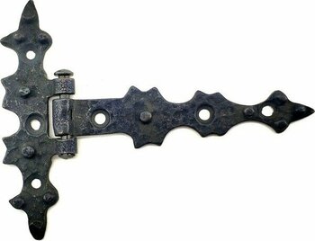 Skygo Antika Tarz Dekoratif Pirinç Yıldız Kuyruklu Menteşe - 85X110 Mm, Oksit