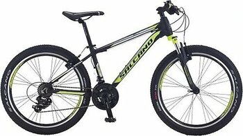 Salcano NG650 21 Vites 24 Jant Siyah-Sarı-Beyaz Dağ Bisikleti
