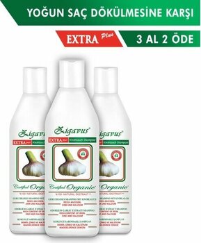 Zigavus Dökülme Karşıtı Şampuan 250 ml Parabensiz Organik Sarımsak Özlü Her Saç Tipine Uygun