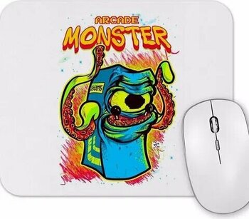 Baskı Dükkanı Arcade Monster Mouse Pad