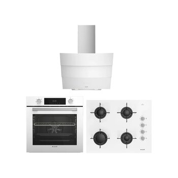Arçelik Afc 330 B - Ade 605-3 B - Ocd T 651 Eb New Beyaz İnci Ankastre Set