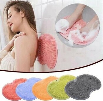 Mey İthalat Çok Amaçlı Esnek Yumuşak Banyo El Ayak Vücut Plastik Duş Matı Plastik Banyo Matı