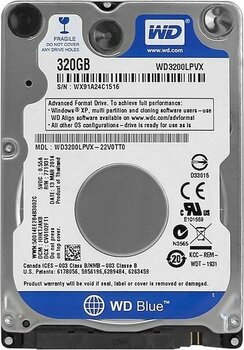 WD 320GB 5400RPM 8MB Cache Sata 3 2.5" Sabit Disk (WD3200LPVX)