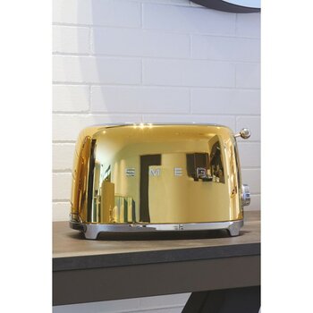 SMEG TSF01GOEU GOLD 2x1 EKMEK KIZARTMA - Sarı