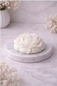 LiLiiArtHome Evinize Renk Katacak Kokulu Gül Mum