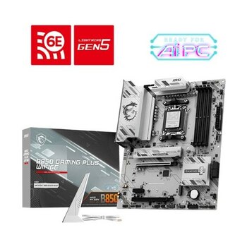 Msı B850 Gamıng Plus WIFI6E Ddr5 8200MT/S 1xhdmı 1xdp 2xm.2 Atx Am5 (Amd Am5 9000/8000/7000 Serileri