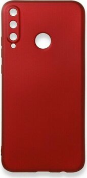 Huawei P40 Lite E Kılıf Esnek Yapılı First Silikon Kapak - Bordo