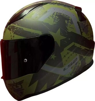 LS2 Rapid 2 Thunder Birds Siyah Motosiklet Kaskı