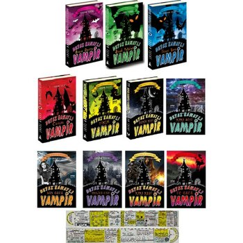 Beyaz Kanatlı Vampir 11 Kitap Set  (Matematik Öğreten Cetvel) - Erkan İşeri