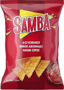 Samba Acılı Mısır Cips 130 Gr