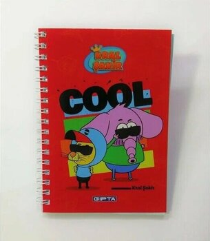 Gıpta Kral Şakir A6 Spiralli Çizgili 48 Yaprak Not Defteri