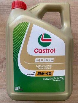 CASTROL Edge 5w-40 'gm Dexos 2' 4 Litre 2025 Tarihli