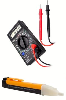 usin Kablo Faz Voltaj Dedektörü 830d Dijital Ölçüm Aleti Multimetre Akım Direnç Amper Ölçer