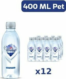 Uludağ Premium Mineralli Doğal Kaynak Suyu Pet 12 x 400 ml